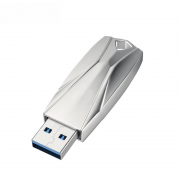 机械师金属U盘usb3.0便携式全金属高速银色车载USB 128G